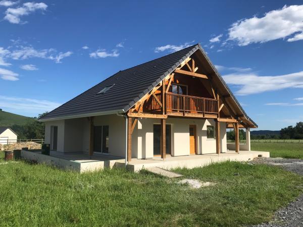 maison bois à Lurbe-Saint-Christau (64)